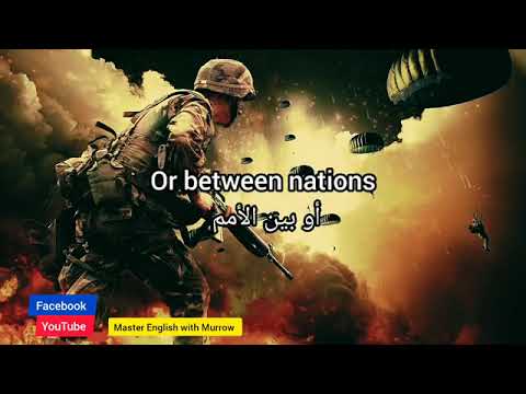 Topic About Peace فيديو تحفيزي عن السلام Master English With Murrow 