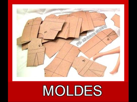 Modelagem basica-Moldes Patrones para Barbie - YouTube