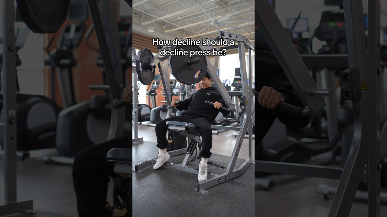 How Decline Should a Decline Press Be?