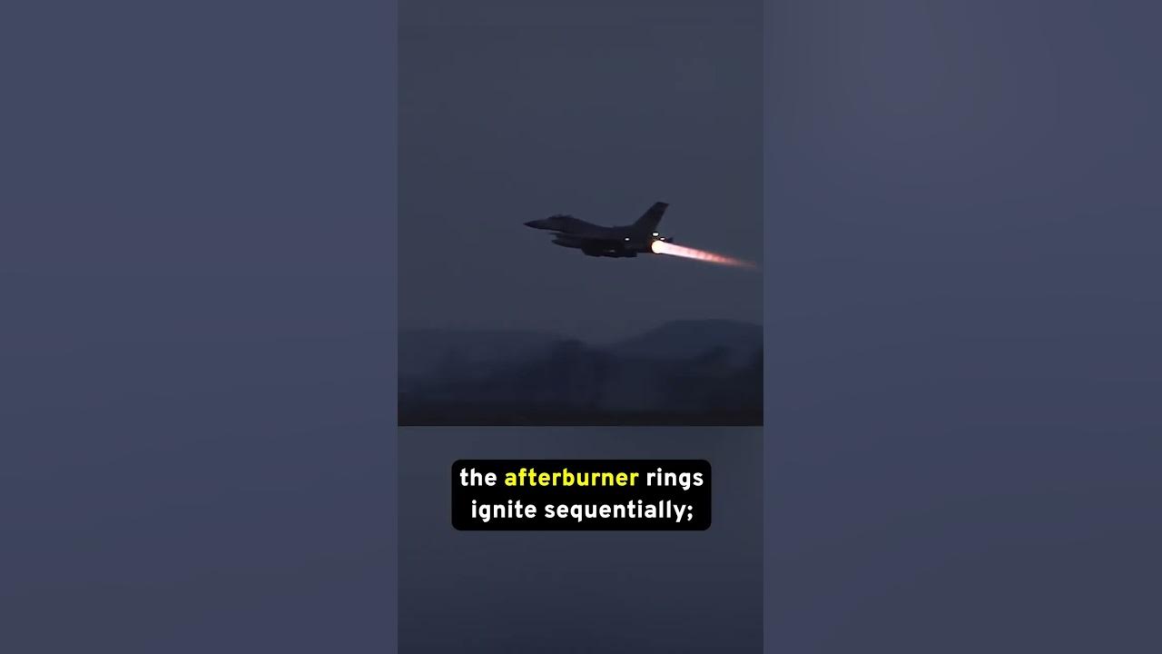 F-16 Jet Engine Afterburner Explained - YouTube
