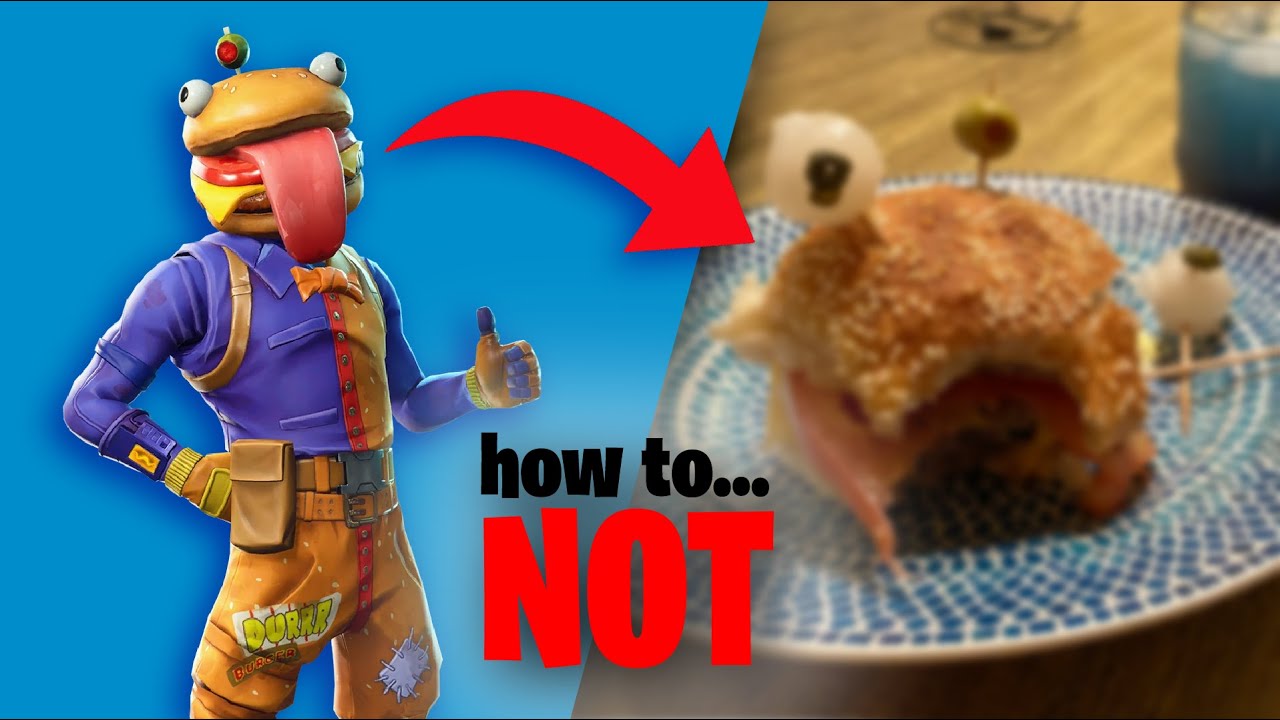 How to NOT Make a Fortnite Durr Burger In Real Life