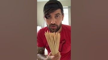 How Many Bamboo Skewers Can Support My Body Weight? #test #challenge #weight #shorts #viral