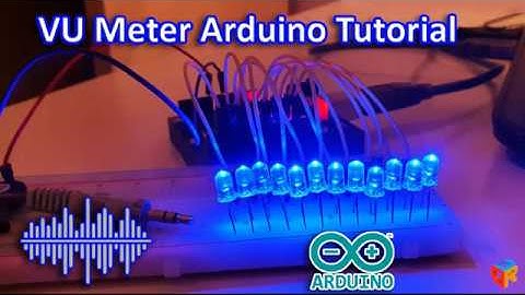 Simplest VU meter using Arduino UNO /Jednostavan VU metar s Arduinom