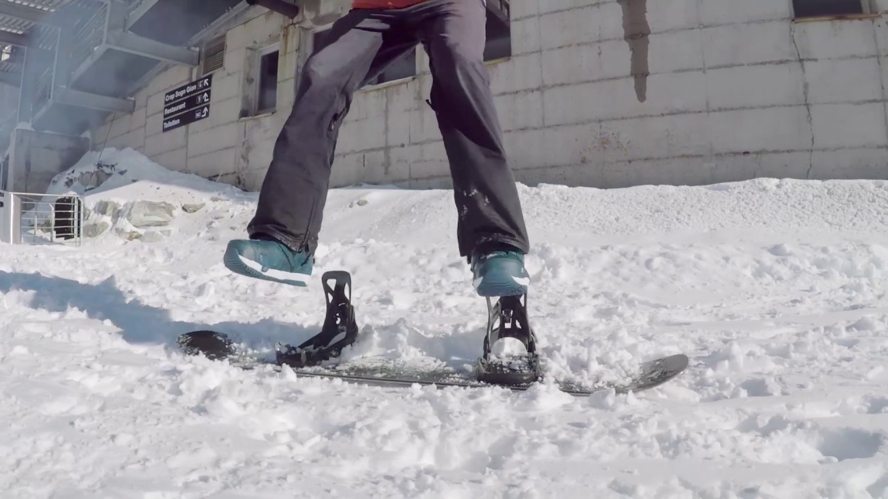⁣Burton's New StepOn Binding System Tested in Laax