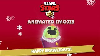 Brawl Stars Animated Emoji Brawlidays Youtube - brawl stars animated emojis download android