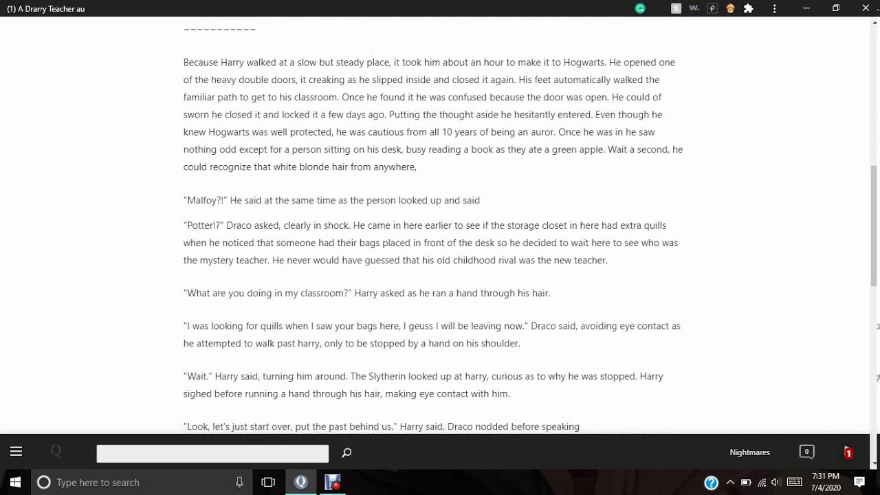 Drarry Fanfic Chapter 1 All Credit To Addictedtostorys On Fanfic Site Quotev Youtube Drarry Fanfic Chapter 1 All Credit To Addictedtostorys On Fanfic Site Quotev Youtube