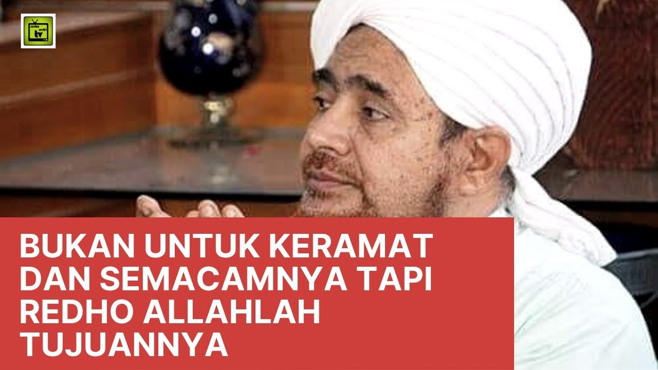 bukan untuk keramat dan semacamnya tapi redho Allahlah tujuannya