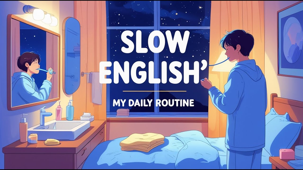My Daily Routine | Easy English Listening Practice - YouTube