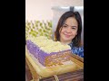 No steam no bake ube cheesy graham custard cake  ang sarap grabe