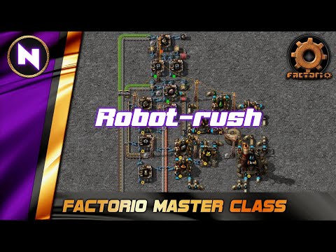 Robo Rush; Because Robot abuse should not be delayed | Factorio Tutorial/Guide/How-to