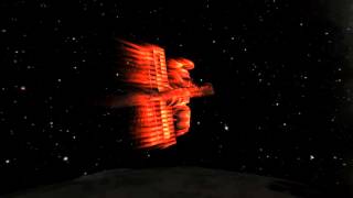 Deorbiting a big space station in Kerbal Space Program
