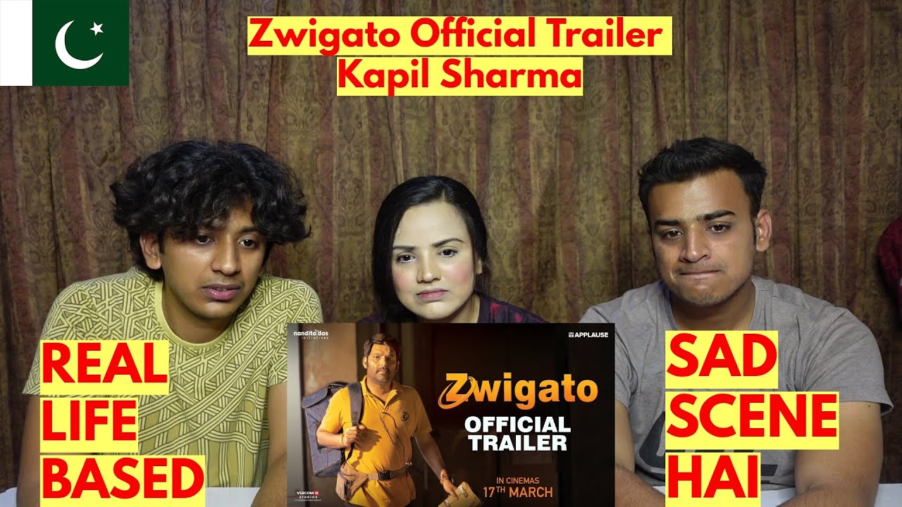 Zwigato Official Trailer | Kapil Sharma | PAKISTANI REACTION VIDEO