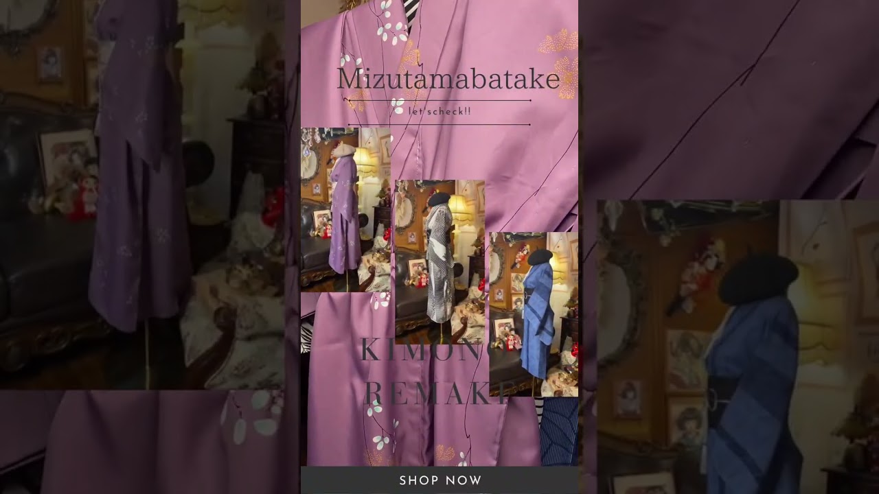 さあや˚⁎⁺˳✧༚　着物リメイク2点 𖤣𖥧𖥣𖡡新作リメイク着物のご紹介𖤣𖥧𖥣~ Introducing our new remake
