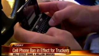 Trucker cell phone ban
