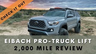 EIBACH PROTRUCK LIFT SYSTEM 2000 Mile Review on 2020 Tacoma