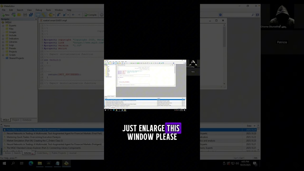 MQL5 Developer Call (Short)