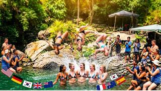 Hidden Natural Stream Swimming Adventure with Friends - Ha Giang Loop
