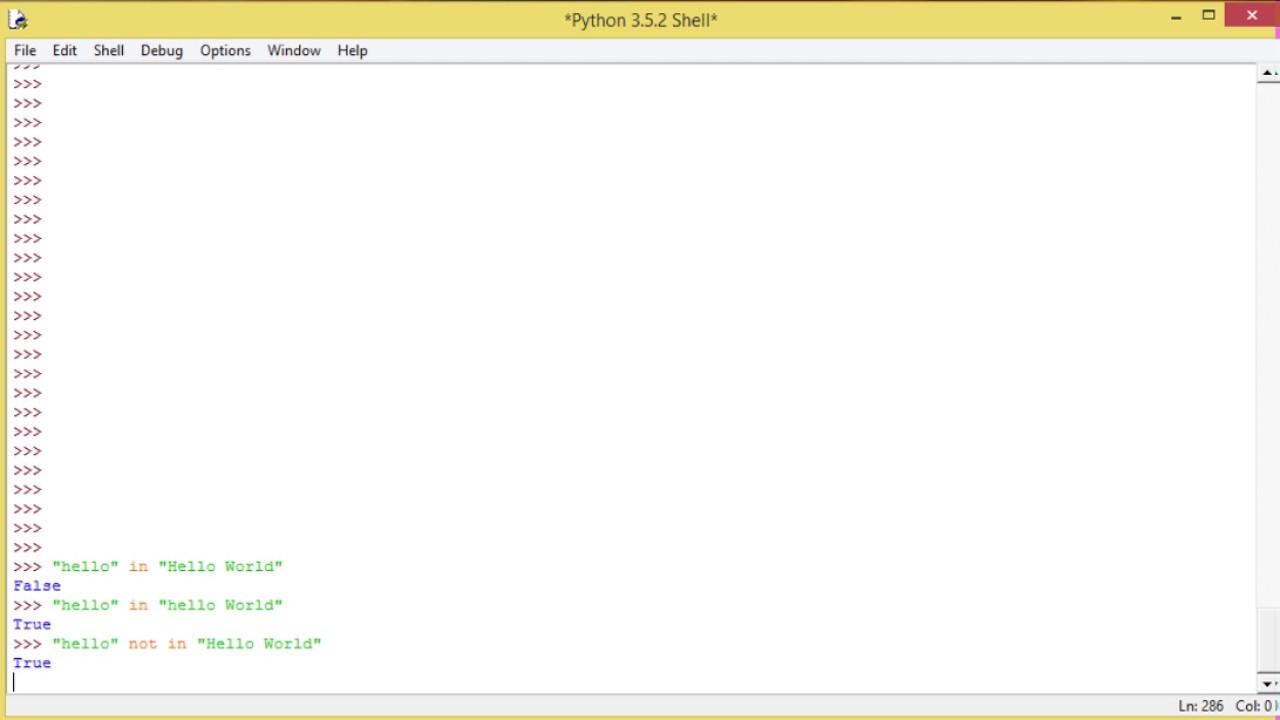 Python - 45 - Membership Operators - YouTube