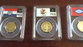 U. S. State quarter collection PR69DCAM Silver