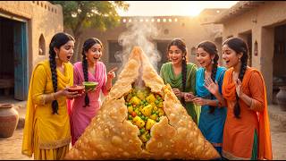 😱 We Made a 20-FOOT Giant Samosa! | World's Biggest Samosa Challenge 🤤