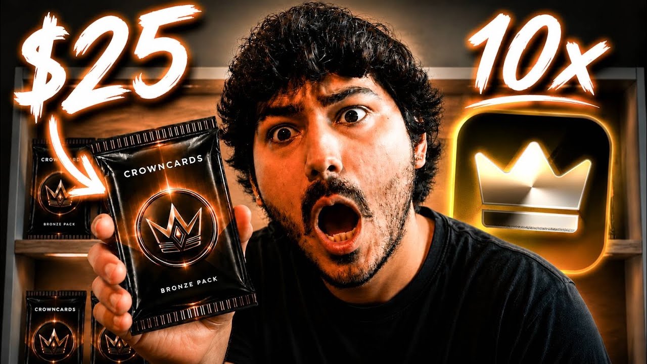 I Opened 10x $25 "BRONZE" Packs On Crown Cards + Trying All Odds (Insane Results)