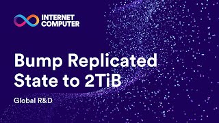 Details Internet Computer Doubles Subnet Storage - Replicated State Now 2TiB News