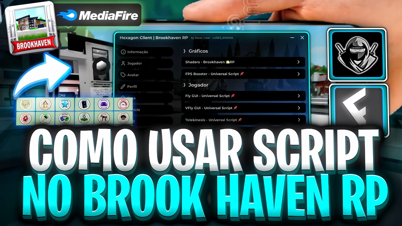 Como Baixar e Usar SCRIPT no Brookhaven com Delta Executor 🏡 Instalar e Colocar Script/Hack Celular
