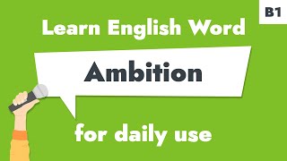 - Ambition Learn B1 English Noun