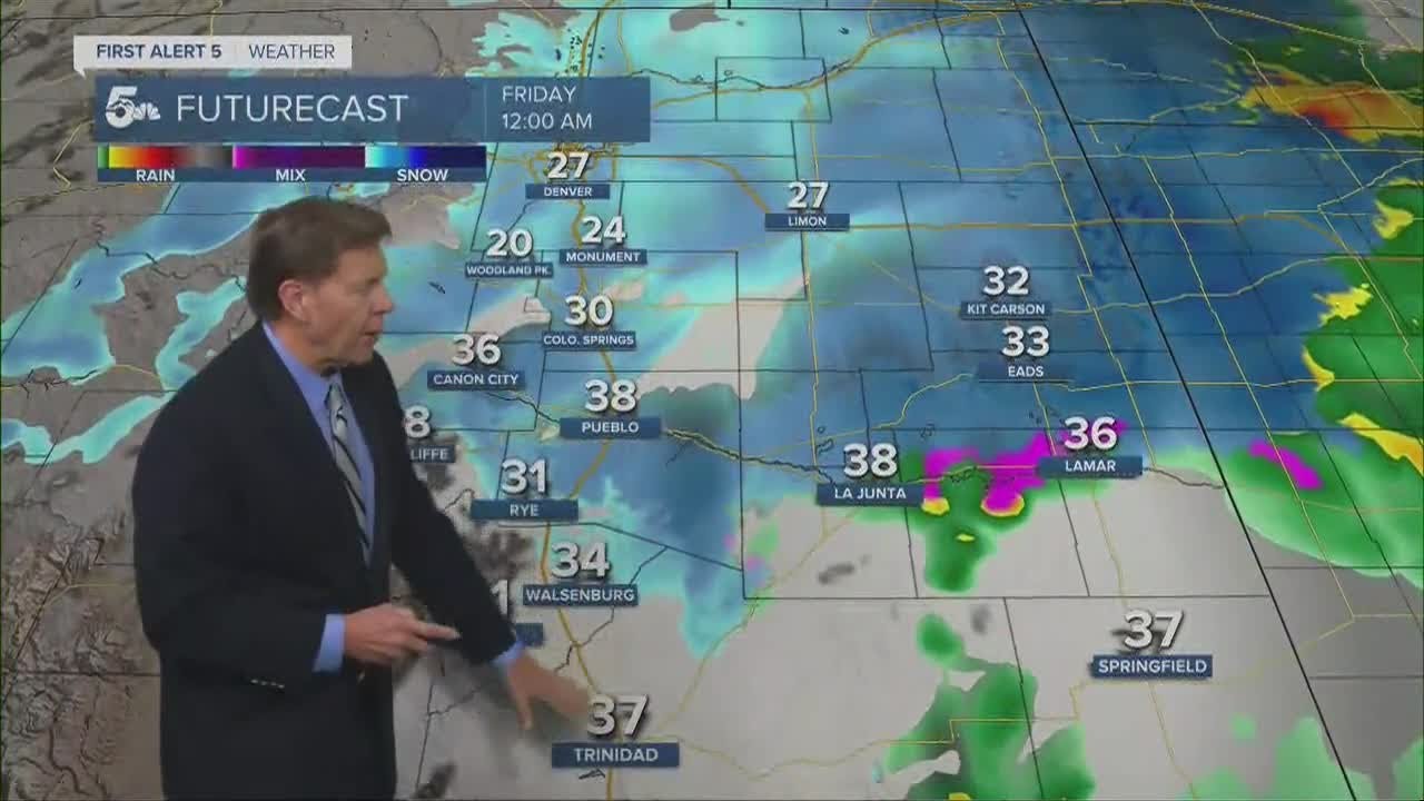 Slick commute Friday morning following overnight snow - YouTube
