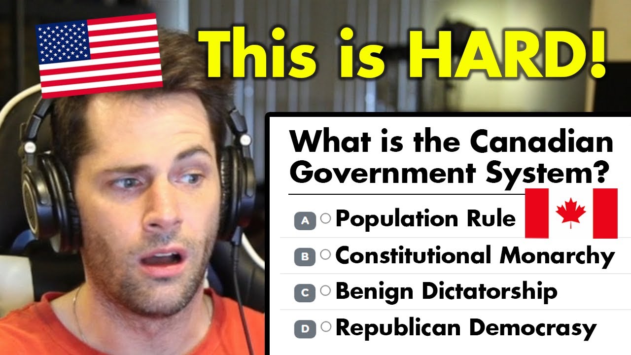 American Attempts Canadian Citizenship Test