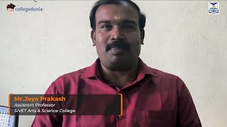 Mr. Jeya Prakash | Assistant Professor | SIVET Arts & Science College screenshot 1