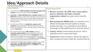 PowerPoint Slide Show     SIH 2023 Idea PPT LAW 3 tech titans
