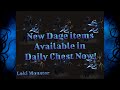 New DAGE THE EVIL items now available in Chest Shop!