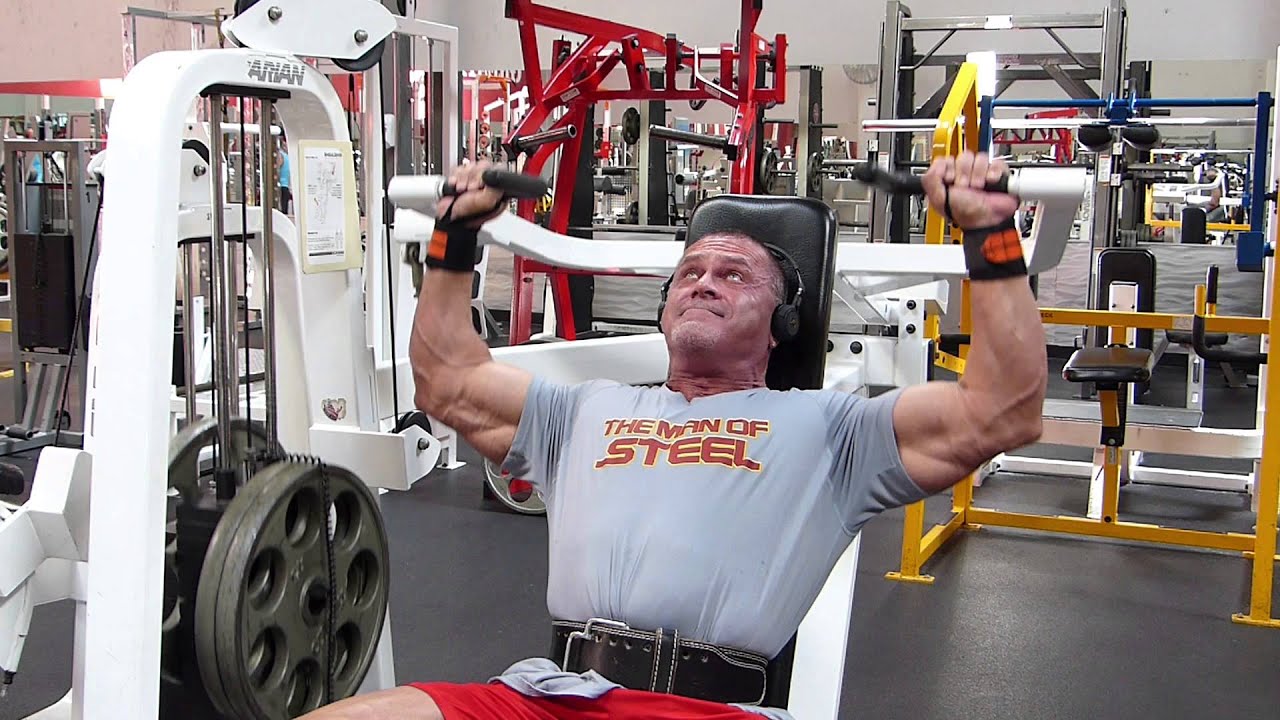 Shoulder Stack Icarian Shoulder Press. Stack plus 3/45's attached x 4 - YouTube