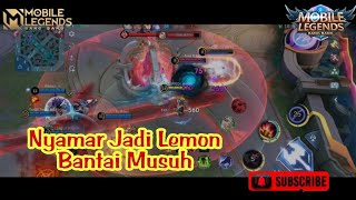 NYAMAR JADI RRQ LEMON || MUSUHNYA TERKEJUT || REDMI 10C #MLBB