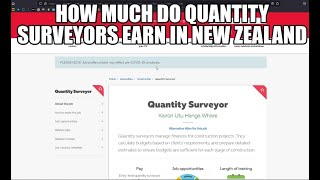 How much do quantity surveyors earn in New Zealand