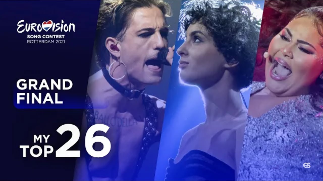 Eurovision 2021 Grand Final My Top 26 (Turkish Jury) All Songs Recap