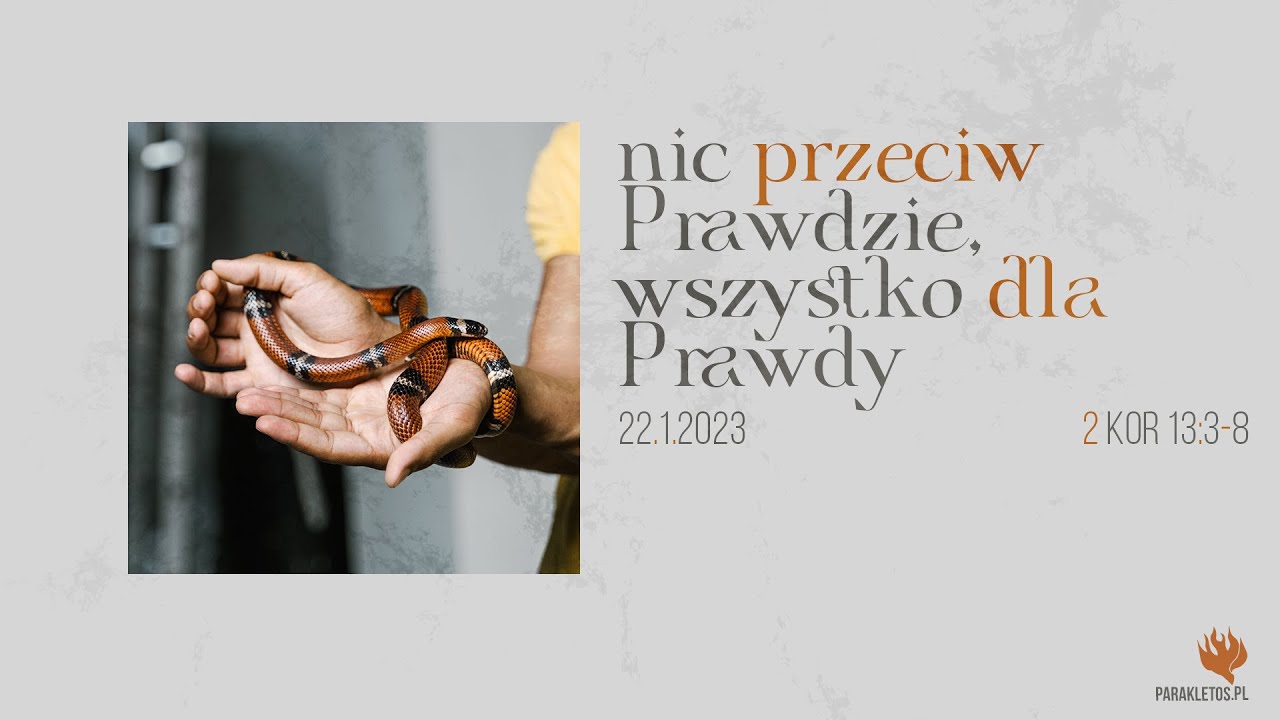 Nic przeciw prawdzie, wszystko dla prawdy || Wojciech Gajewski - YouTube