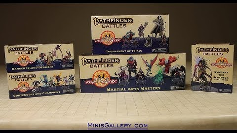 Pathfinder Battles, Fists of the Ruby Phoenix, Pre-Painted Miniatures, A Quick Review