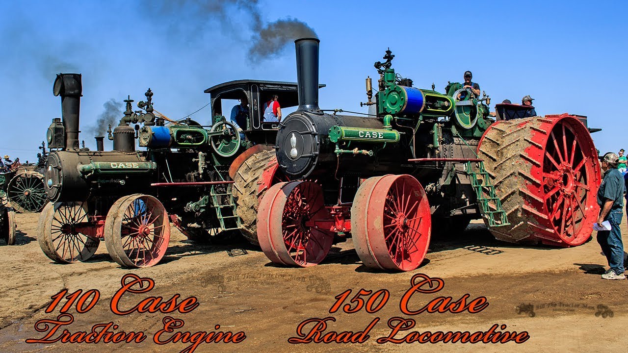 Case 150 & 110 plowing James Valley Threshing show South Dakota YouTube