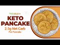 Keto pancakes recipe  low carb breakfast options  nutroactive