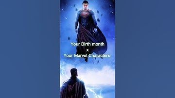 Your Birth month X Your Marvel Characters #youtubeshorts #marvel #mcu #marvelshorts #shorts