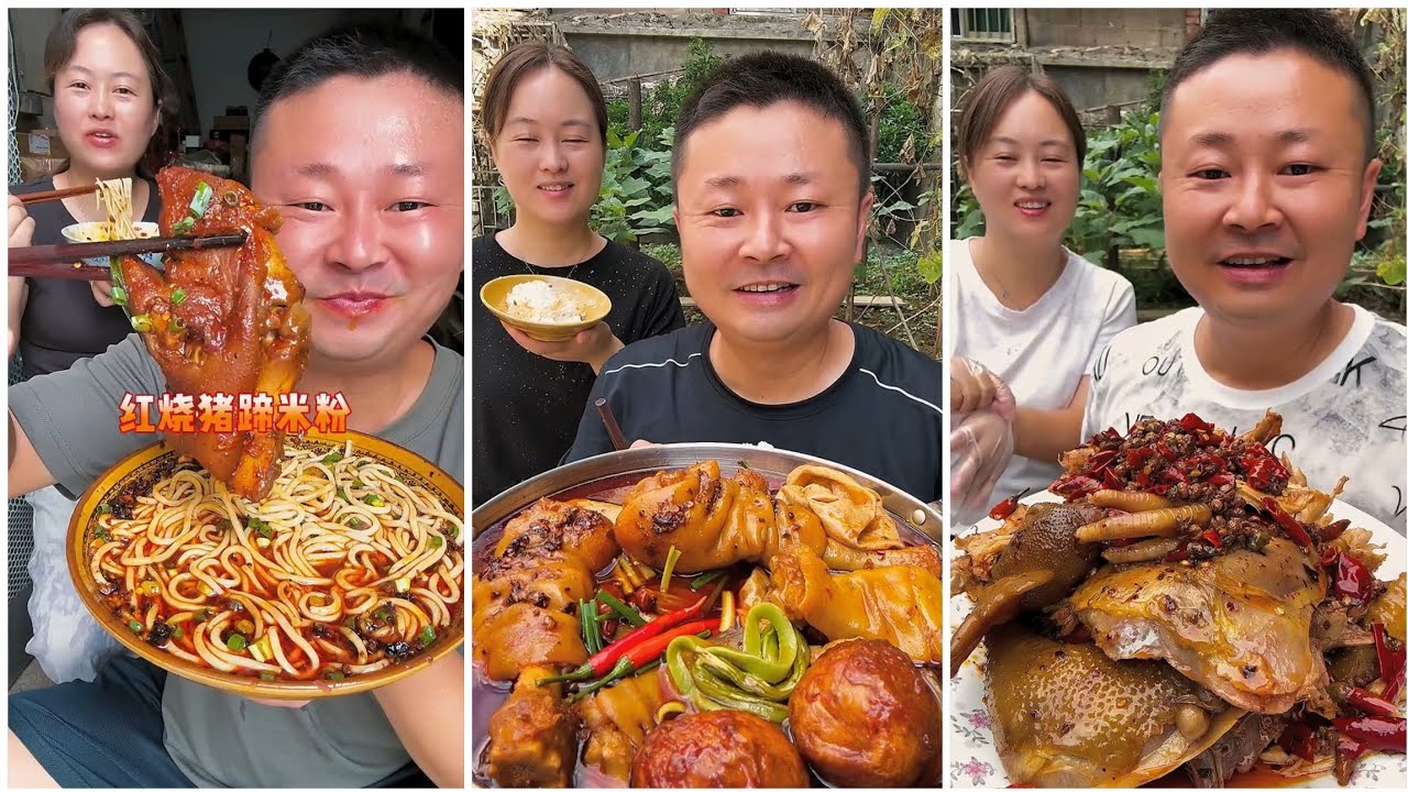 Yummy food# 151Eat PORK BELLY, Chicken 🍗🍗, Noodles🍜🍜,EATING SHOW |..#belly #food #mukbang #delicious