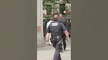 Kanye West Arrives At Sean Diddy Combs Trial 