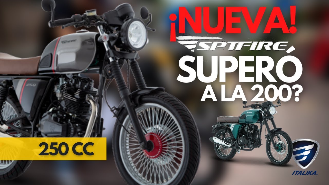 ¡NUEVA! Sptfire 250 de ITALIKA ¿Realmente hay mejoras? Comparación con la 200cc