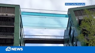 Sky Pool spans apartment buildings in London