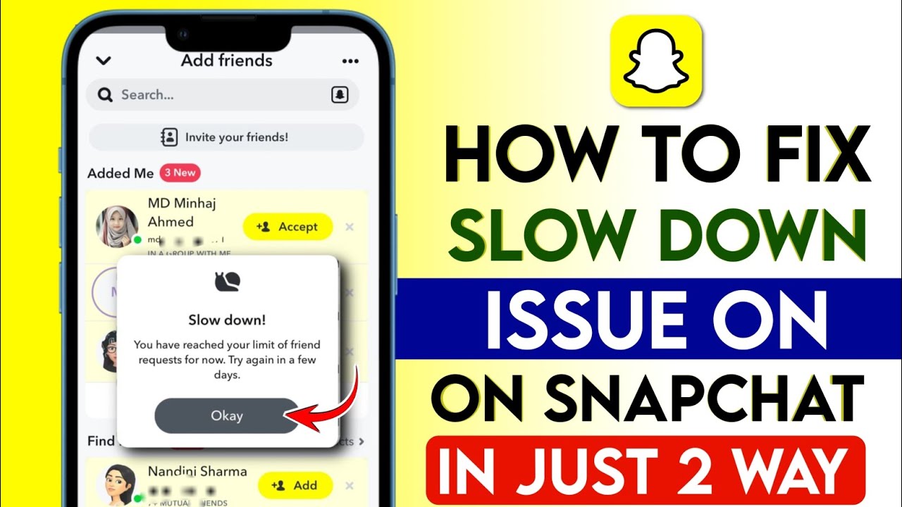 Snapchat Loading Slow How to Solve Slow down Problem in Snapchat 2026 | How to fix Slow down ...
