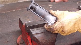 Adding Borax flux to home cast brass round stock = FAIL