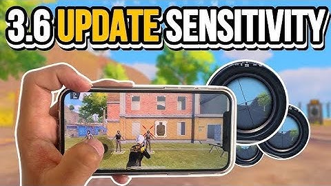 BGMI 3.6 UPDATE SENSITIVITY CODE | BGMI BEST SENSITIVITY SETTINGS | BGMI ZERO RECOIL SENSITIVIT#2025