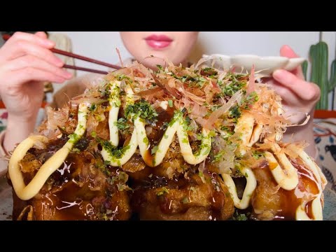 【咀嚼音】リクエストたこ焼きASMR【Eatingsounds/Mukbang】